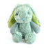 green spotty frankie bunny sitting on white background
