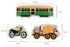 Fridge Friends Wooden Magnets | Aussie Vehicles 25 pcs