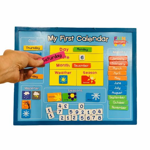 Magnetic my first calendar by fun factory