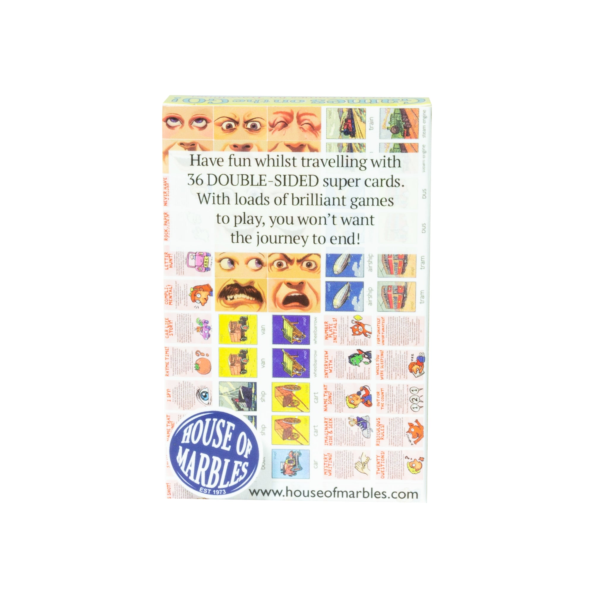 Games on the Go Travel Cards