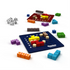 Adventure Awaits Genius Square game boards with colourful puzzle blocks and dice for competitive brain training