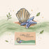 Getting Lost Beachcomber Edition card game box beneath an illustrated shell and blue starfish, Adventure Awaits