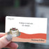 Hand holds a Getting Lost Christmas Edition card prompting players to follow a red car or sleigh, Adventure Awaits