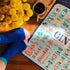 Gin Lover’s 500-piece jigsaw puzzle with coffee and yellow flowers — Adventure Awaits