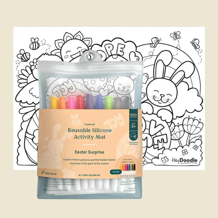 Heydoodle Easter surprise classic silicone colouring mat