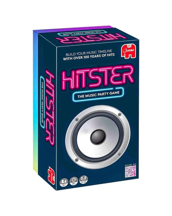 Hitster music party game box for building a timeline of over 100 years of hit songs — Adventure Awaits