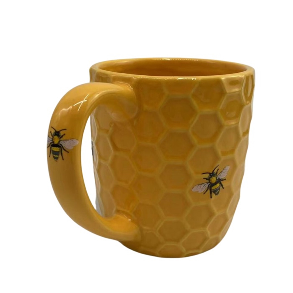Unique Mugs | Honeycomb Bee