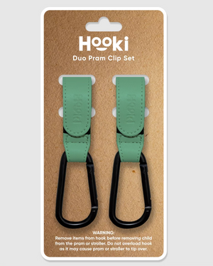 HOOKI Duo Pram Clip Hook Set