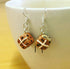 Hot Cross Bun Earrings - Dangle