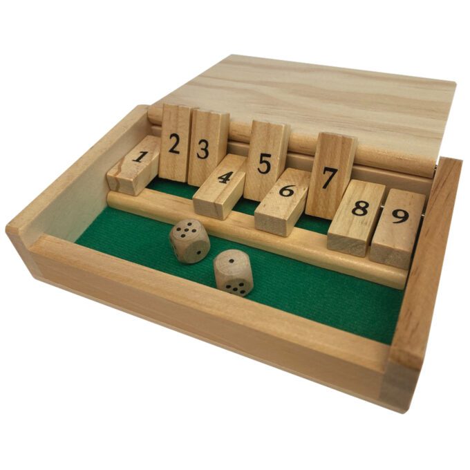 house of marbles shut the box game