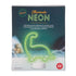 Dinosaur Illuminate Neon light box with green diplodocus lamp design — Adventure Awaits
