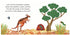 Kangaroo and caterpillar in Australian outback touch-and-feel book spread — Adventure Awaits