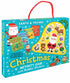 Adventure Awaits Christmas activity case with Santa bubble stickers, festive activity books and kids crafts