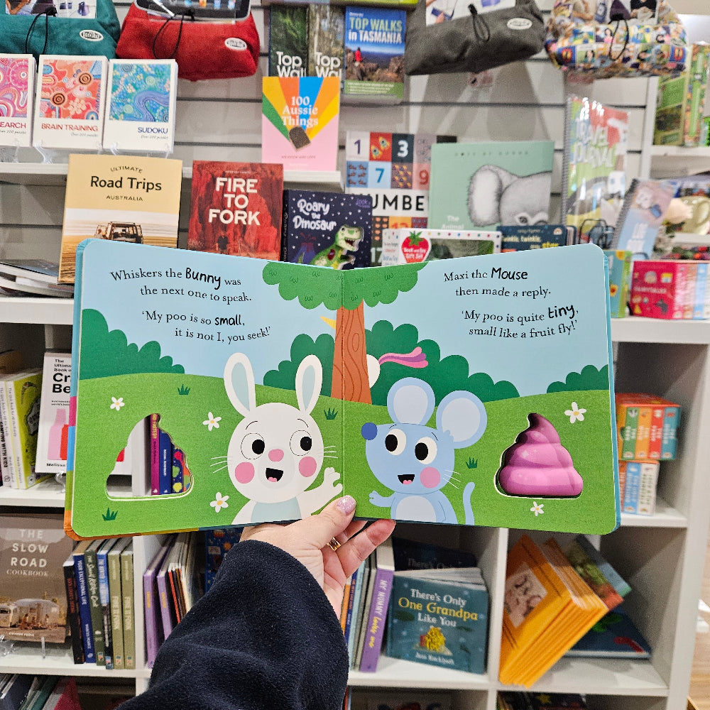 Board Book With Squishy Poo