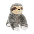 Grey sloth plush toy with cream face, brown eye patches and soft white claws — Adventure Awaits