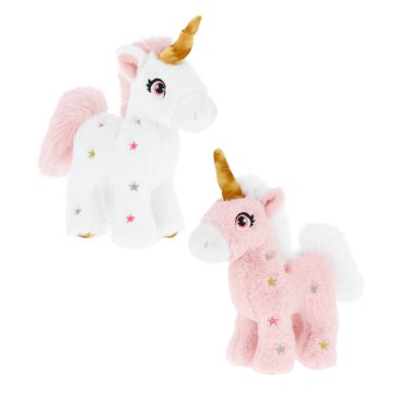 Keeleco Standing Soft Unicorn Pink or White