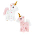 Keeleco Standing Soft Unicorn Pink or White