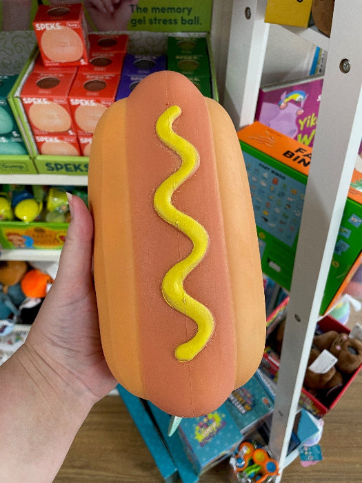 Giant squishy hotdog