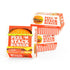 Peel n Stack Burger toy boxes showing packaging design, fun build your own burger stacking toy for imaginative play at home or travel Adventure Awaits