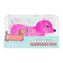 Pink Sparkly Sausage Dog glitter squishy toy in Keycraft display packaging — Adventure Awaits