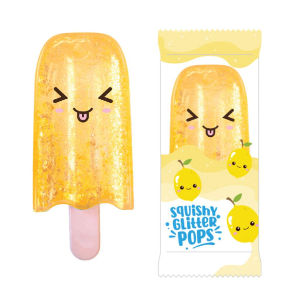 Squishy glitter pops sensory toy