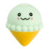 cute green ice cream squishy toy with smiling face and yellow cone, soft sensory toy for kids play and stress relief Adventure Awaits
