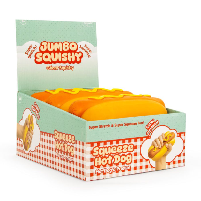 Giant squishy hotdog