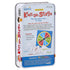 Adventure Awaits Kids on Stage charades game tin showing spinner, topic cards and easy family gameplay instructions