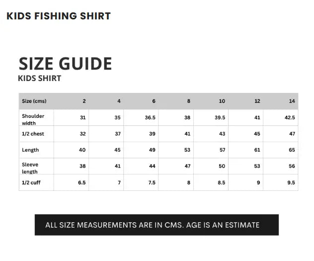 Kids Fishing Shirt - UPF50+ Sun Shirt | Mums Who Caravan & Camp