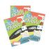 Kids travel journal 3 pack on white background