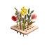 Koala Dream Bush Blooms wooden flower display board with native blooms — Adventure Awaits