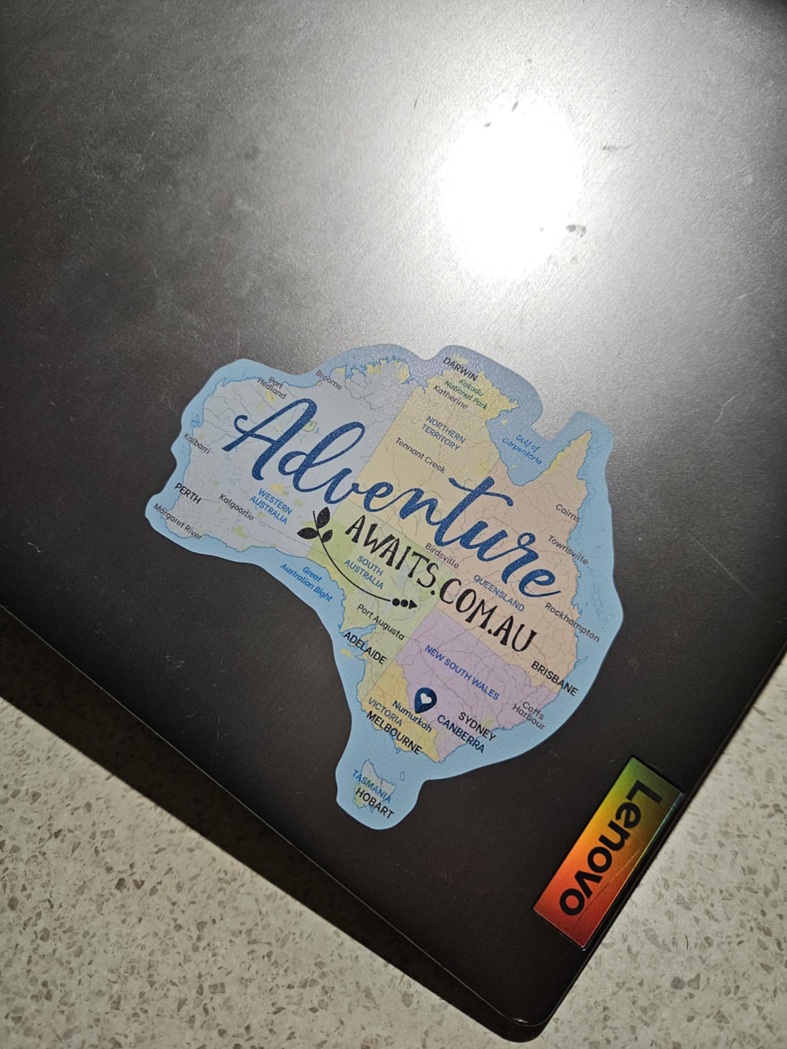 FREE Adventure Awaits Numurkah Store Mini Map Sticker | Be a Supporter