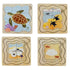 Wooden life cycle puzzles