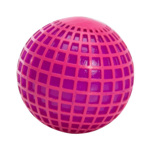 Pink Light Up Space Ball with raised grid pattern — Adventure Awaits