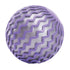 Purple and white Light Up Space Ball with raised zigzag pattern — Adventure Awaits