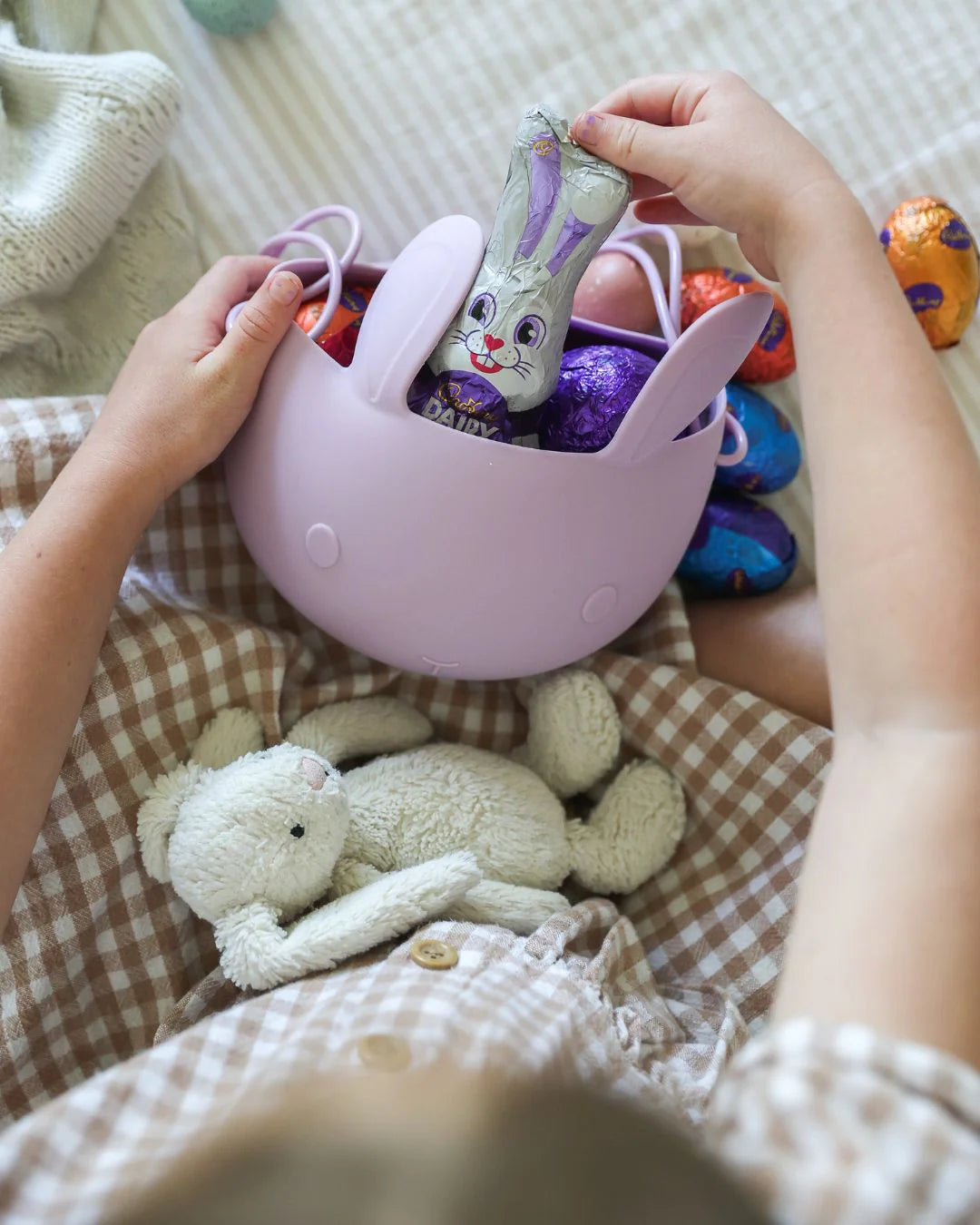 Bunny Silicone Basket | We Might Be Tiny
