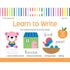 Adventure Awaits Little Genius Learn to Write educational activity book with spelling and handwriting practice