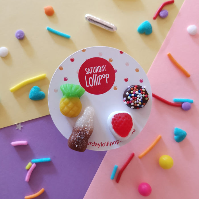 Saturday Lollipop Stud Earrings | Lolly Mixes