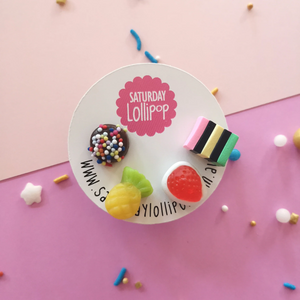 Saturday Lollipop Stud Earrings | Lolly Mixes