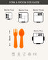 Lunch Punch Fork & Spoon Set - Burst | 6 Piece Kids Cutlery Set