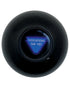 Black Magic 8 Ball displaying the answer “Indications say yes” in the viewing window — Adventure Awaits