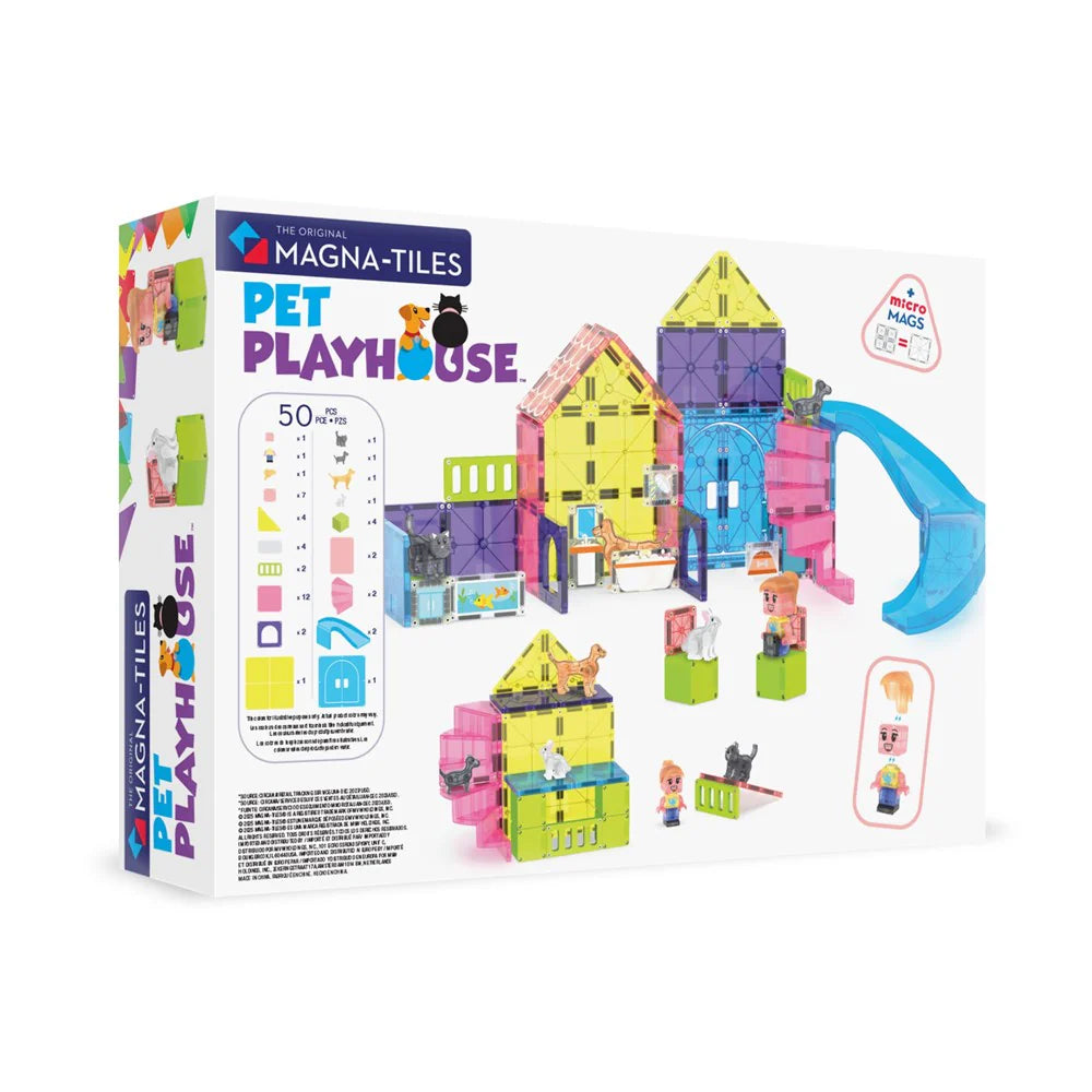 Magna-Tiles | Pet Playhouse - 50 Pieces