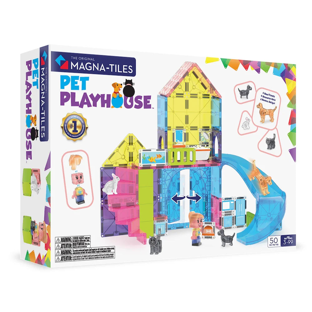 Magna-Tiles | Pet Playhouse - 50 Pieces