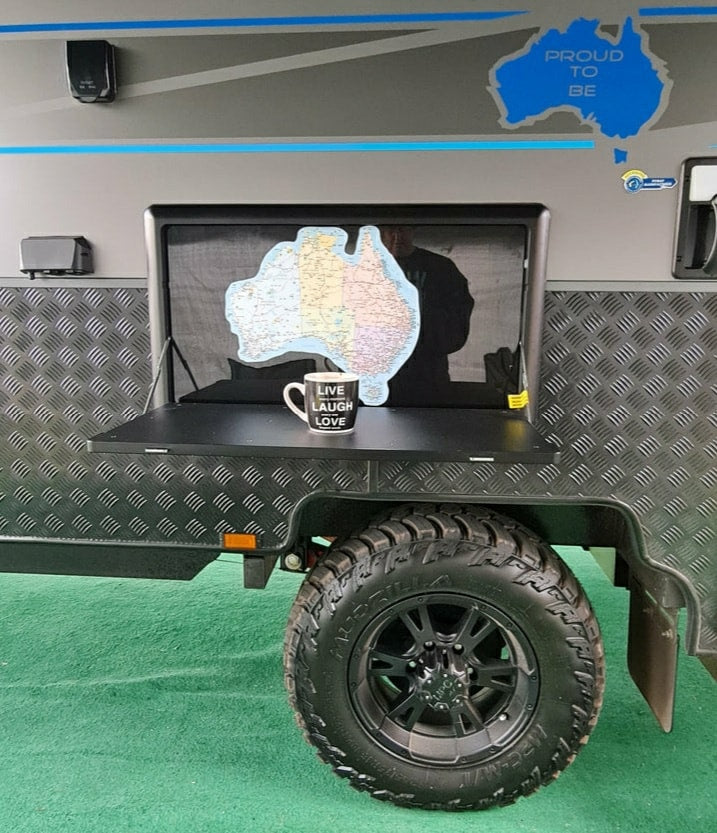 Map of Australia Sticker Decal | UV Outdoors OR Fabric Removeable