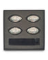 Men’s Republic stainless steel footy metal ice cubes in black gift tray — Adventure Awaits