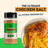 Mingle The Ultimate Chicken Salt all natural seasoned salt 130g with roast chicken and chips — Adventure Awaits