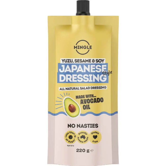 Mingle Japanese Dressing pouch with yuzu, sesame, soy and avocado oil — Adventure Awaits