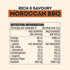 Mingle Moroccan BBQ nutrition information panel showing serving size and nutrient values — Adventure Awaits