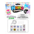 Craft for Kids Nano Creations glitter pack back packaging showing included nano tape, glitter mix ins, straws and DIY sensory craft contents Adventure Awaits