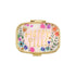 Happy Pills gold pill box with colourful floral design — a fun and practical gift for travel or handbag — Adventure Awaits